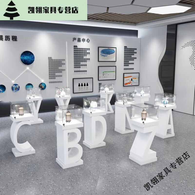 創新與文化的交融 優只烤漆字母展示臺與數字創意陳列臺的展廳美學